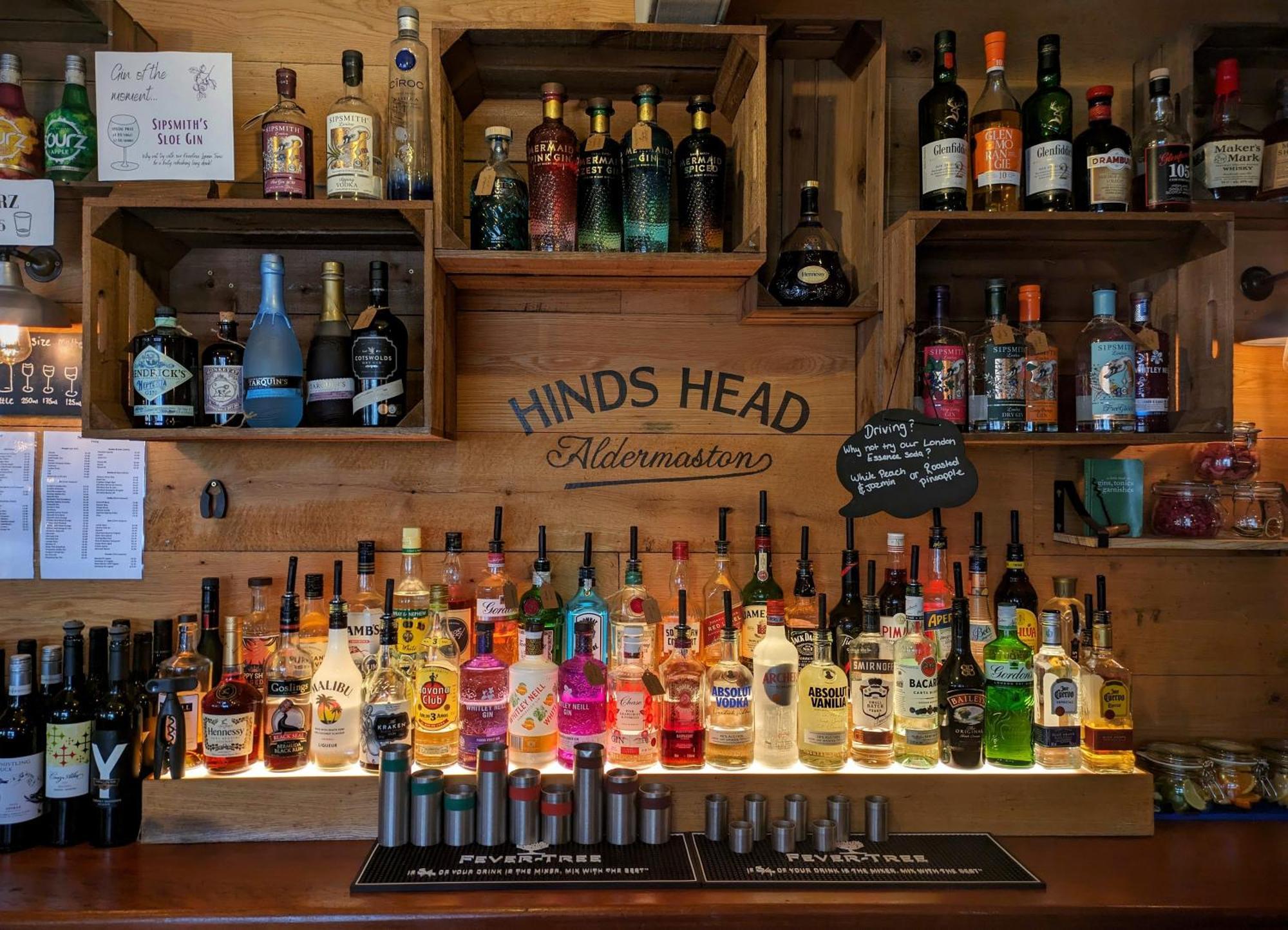Hinds Head Hotel Aldermaston Eksteriør billede